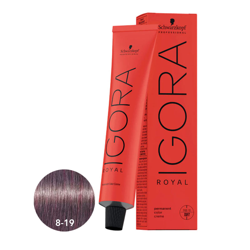 Schwarzkopf Igora Royal 8-19 Light Blonde Cendre Violet 60ml