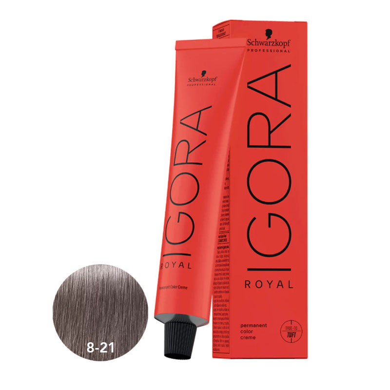 Schwarzkopf Igora Royal 8-21 Light Blonde Ash Cendre 60ml