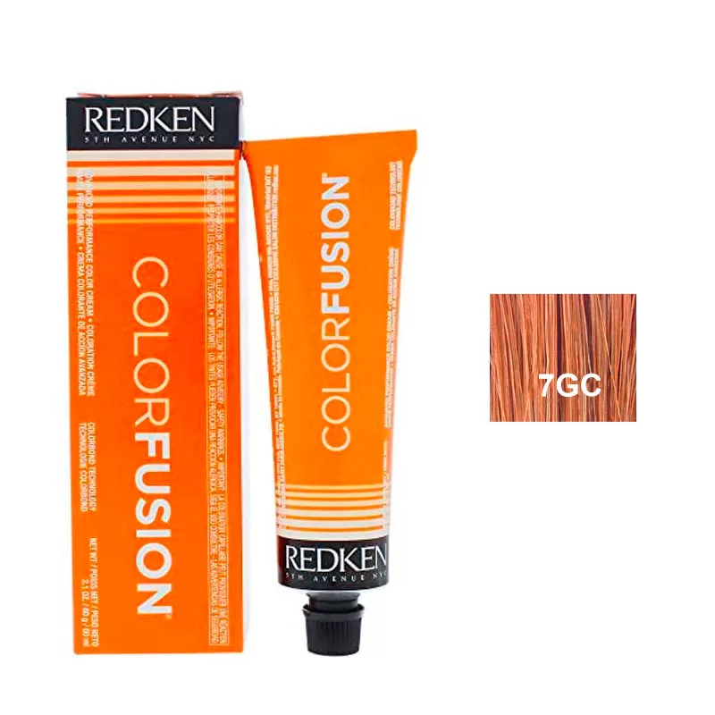 Redken Color Fusion Advanced Performance Colour Cream Gold Copper 7GC