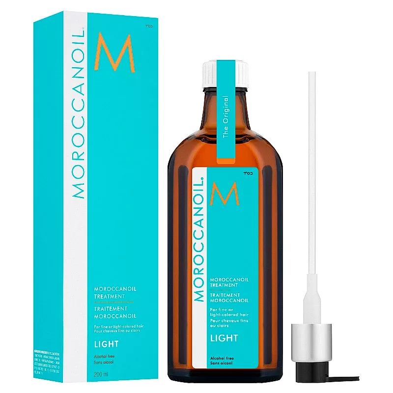 **Online Only** Moroccan Oil Treatment Light For Fine or Light Colored Hair 200ml