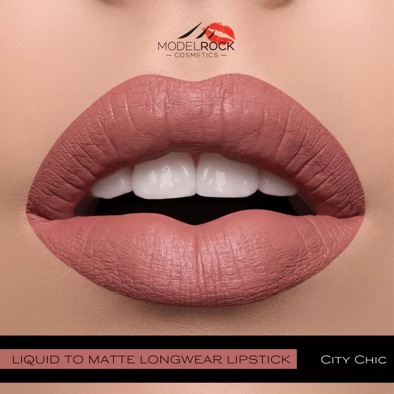 Model Rock Liquid to Matte Lipstick - City Chic