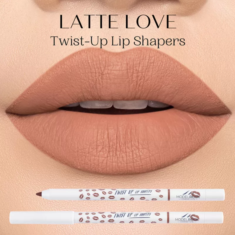 Model Rock Twist Up Lip Shapers - Latte Love