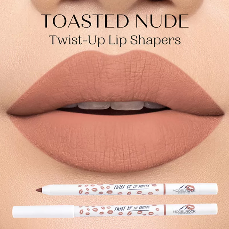 Model Rock Twist Up Lip Shapers - Toasted Nude