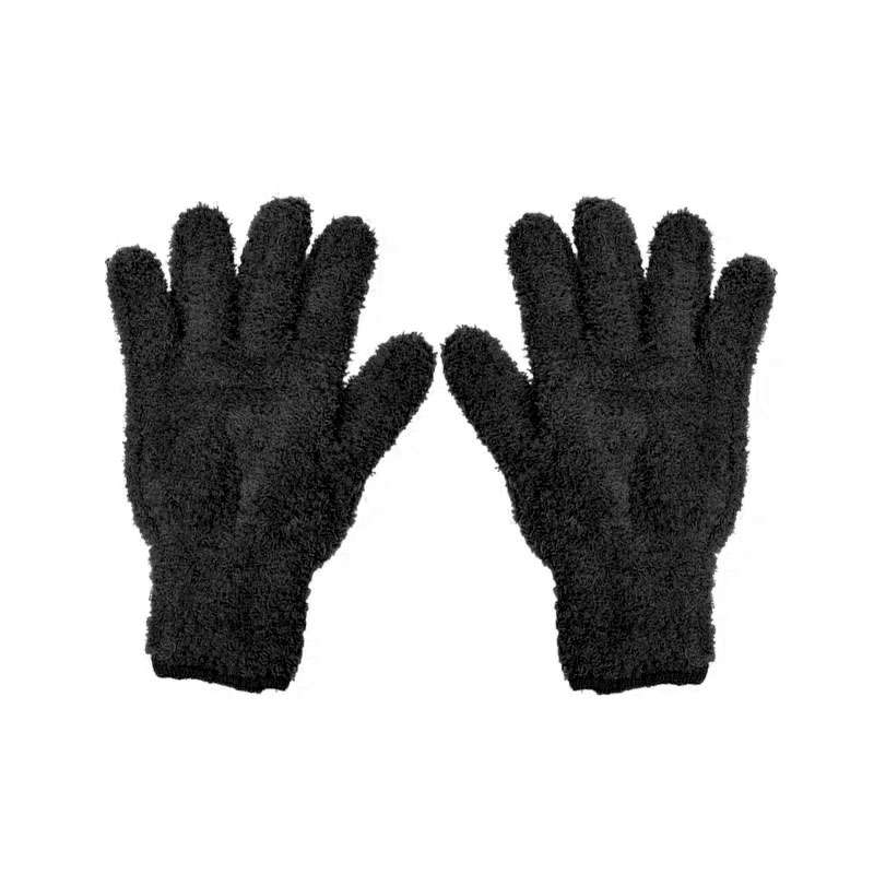 Micro Fibre Blending Hair Colouring Gloves Pair - Black