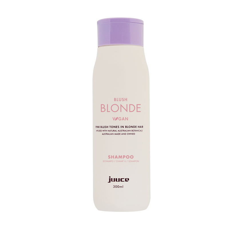 Juuce Blush Blonde Shampoo Pink Blush Tones in Blond Hair 300ml