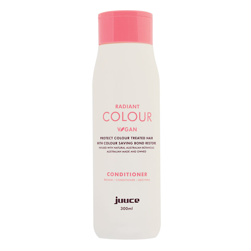 Juuce Radiant Colour Protect Colour Treated Hair with Colour Saving Bond Restore Conditioner 300ml