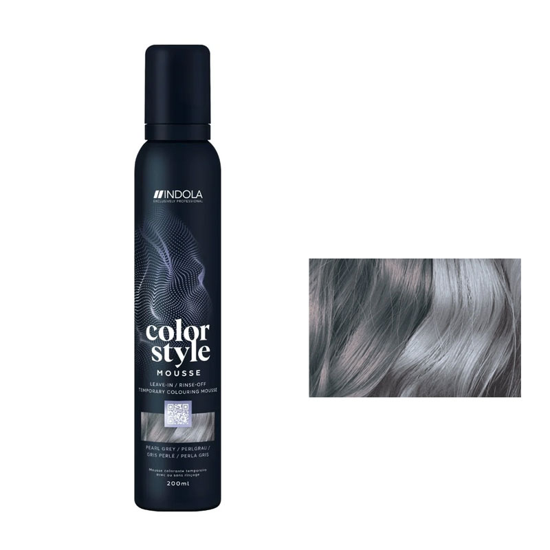Indola Colour Style Mousse Pearl Grey 200ml
