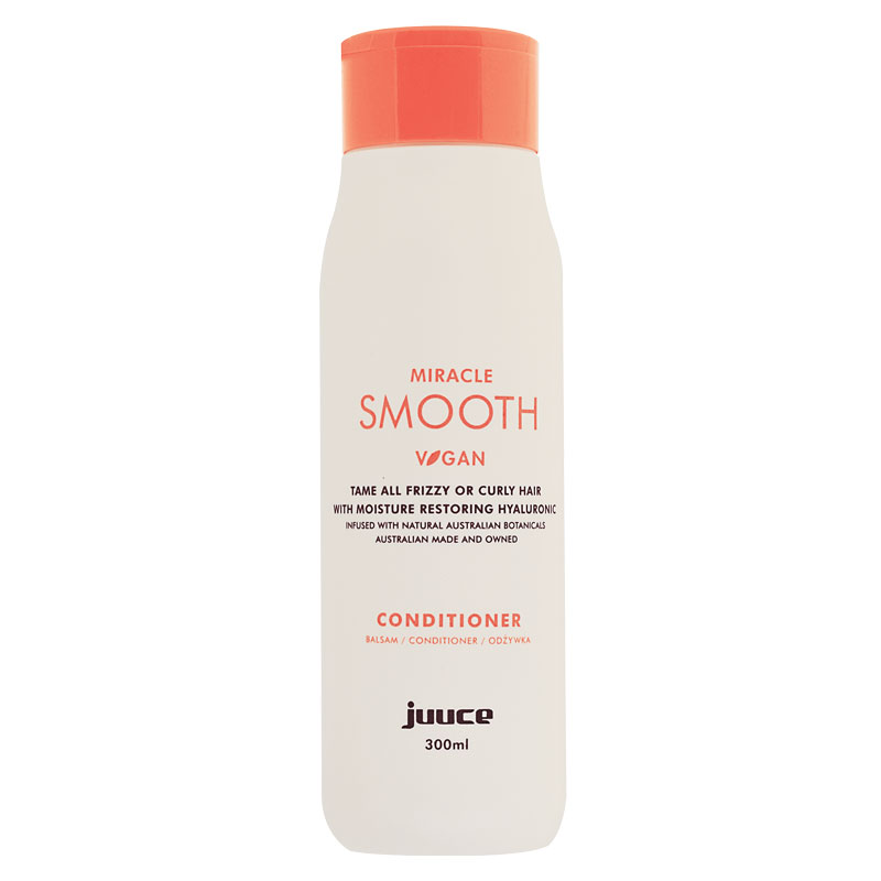 Juuce Miracle Smooth Tame All Frizy or Curly Hair With Moisture Restoring Hyaluronic Conditioner 300ml