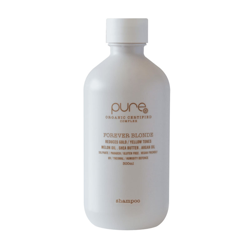 Pure Forever Blonde Reduces Gold Yellow Tones Shampoo 300ml