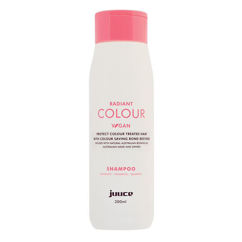 Juuce Radiant Colour Protect Colour Treated Hair with Colour Saving Bond Restore Shampoo 300ml