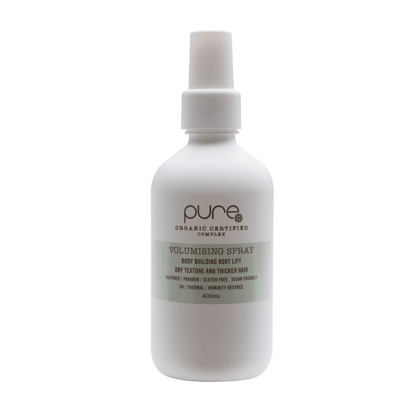 Pure Volumising Spray Body Building Root Lift Dry Texture and Thicker Hair 200ml