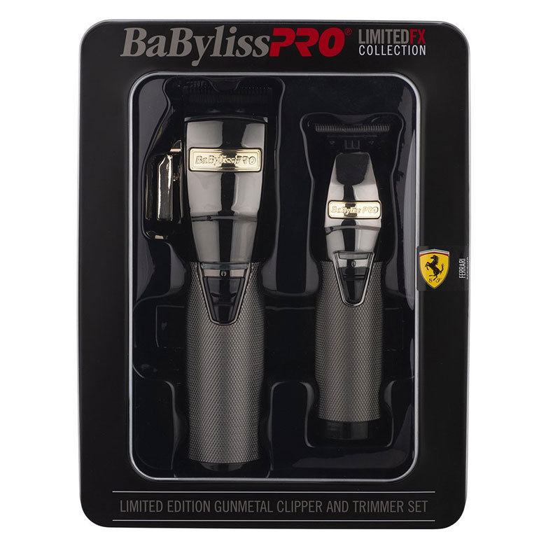 BabylissPro LimitedFX Gunmetal Clipper Trimmer Duo