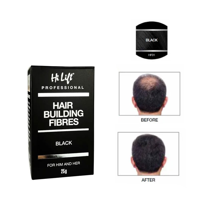 Hi Lift Hair Building Fibres Black 25g