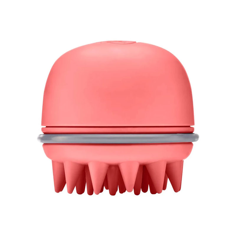 Wet Brush Head Start Exfoliating Scalp Massager Coral