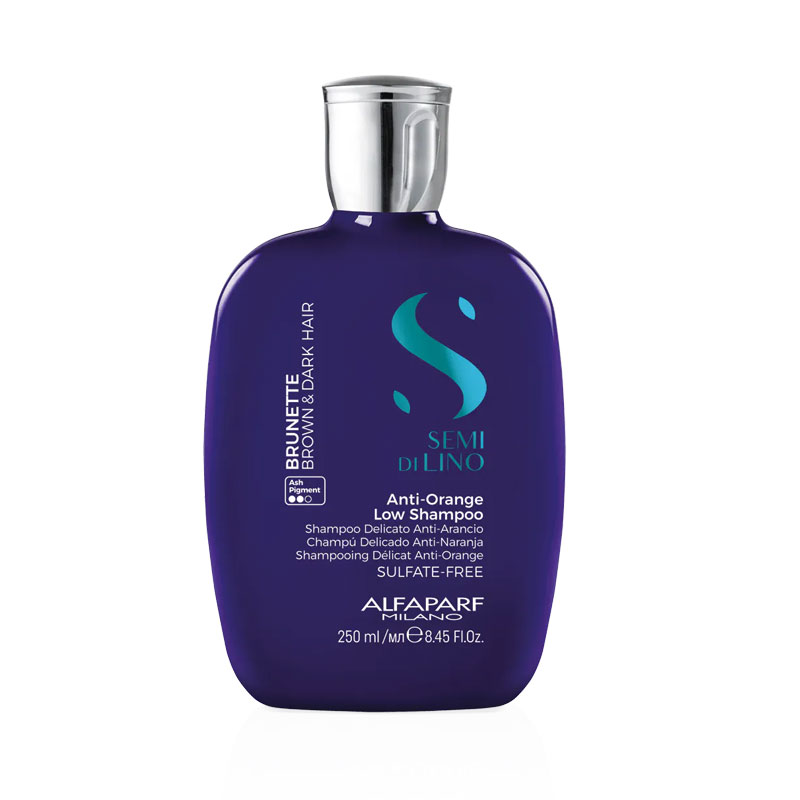 Alfaparf Milano Semi di Lino Brunette Anti Orange Low Shampoo 250ml