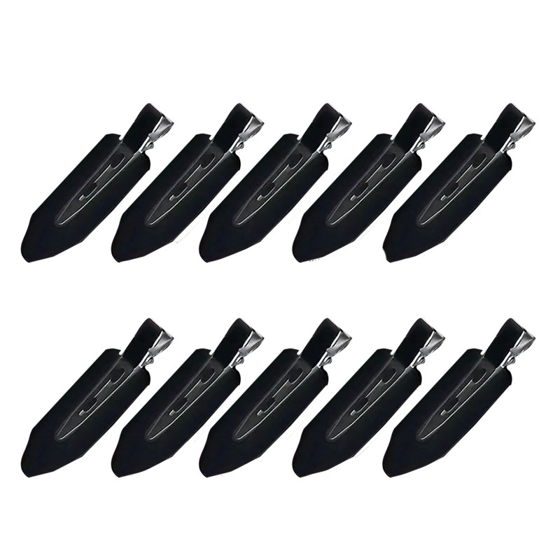 Creaseless Hair Clips 10Pk Black